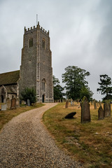 Fototapeta na wymiar THe Church of t John the Baptist, Norfolk