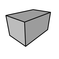 3d render of a cube