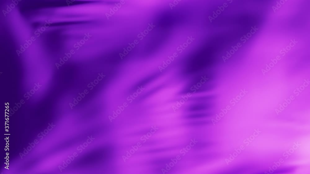 Poster purple silk wave fabric surface. abstract soft background. seamless loop 3d render