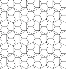 seamless hexagon pattern on a white background