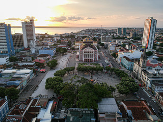 nature, ,amazonia, Manaus, Brazil, jungle, amazon theater, theater, aerial view of the amazon...