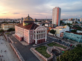 erial view of the amazon theater