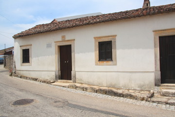 Building in Aljustrel near Fatima in Portugal, the family home of the siblings of saints Jacinta and Francisco Marto, who experienced the Marian apparitions at Fatima.