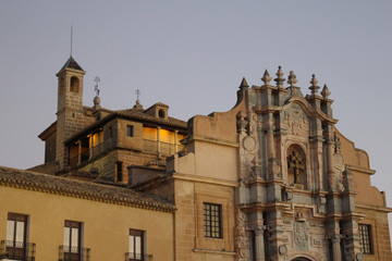 Fototapeta na wymiar Basílica y Santuario de la Vera Cruz, Caravaca de la Cruz, España