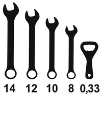 Bottle Opener Wrench