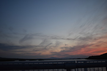 Obraz premium sunset over the sea