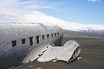 abgestürztes Flugzeug