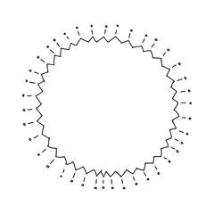 Hand-drawn sketch frames in doodle style.