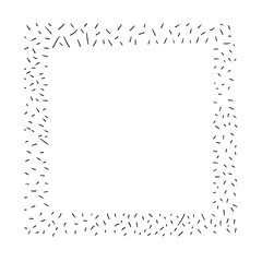 Hand-drawn sketch frames in doodle style.