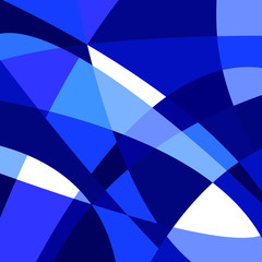 Abstract background with a complex pattern of colored shades of blue .Vector illustration.
