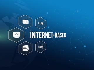 Naklejka premium internet-based