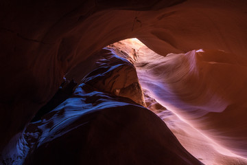 a remote slot canyon in southern Utah. Not antelope