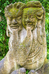 Ubud on the isle of Bali in Indonesia, the town is famous for the monks forest