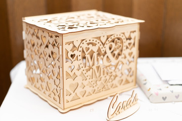 Wedding Gift Decoration Box Mr and Mrs