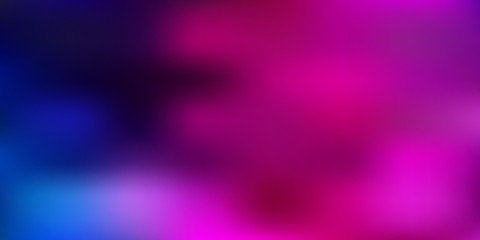 Light blue, red vector blurred background.
