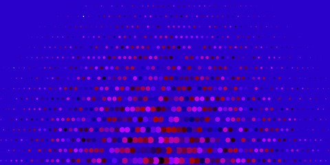 Dark Blue, Red vector layout with circle shapes. Abstract colorful disks on simple gradient background. Pattern for websites.