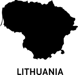 map of lithuania