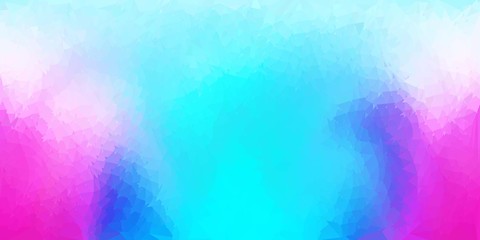 Dark blue, red vector abstract triangle backdrop.