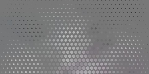 Light Pink, Yellow vector pattern with spheres. Colorful illustration with gradient dots in nature style. Design for your commercials.