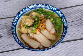 Thai Food Mixes of Noodles and Fried Rice 