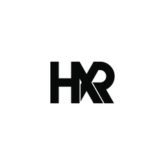 Obraz premium hxr letter original monogram logo design