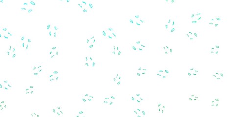 Light Green vector pattern with feminism elements.