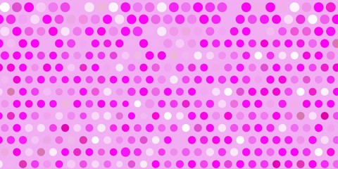 Light pink vector backdrop with dots.