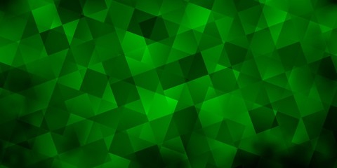 Light Green, Yellow vector texture with poly style with cubes.