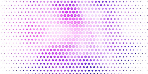 Light Purple vector background with spots. Illustration with set of shining colorful abstract spheres. Design for your commercials.