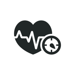 Heart pulse icon