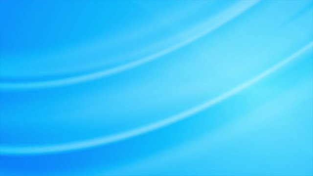 Abstract shiny light blue smooth waves motion design. Video animation Ultra HD 4K 3840x2160