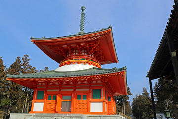 Fototapeta premium 冬の根本大塔