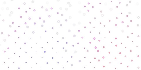 Light purple, pink vector natural backdrop with flowers.
