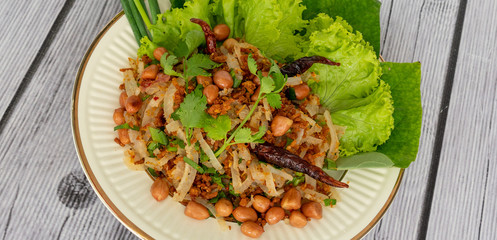 Thai Sour Pork Salads and Mixes 