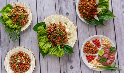 Thai Sour Pork Salads and Mixes 