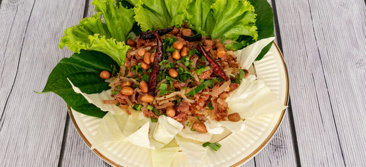 Thai Sour Pork Salads and Mixes 