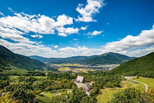 由布院　狭霧台の風景