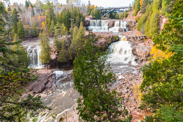 Middle Gooseberry Falls, Gooseberry Falls State Park, Minnesota,USA
