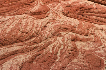 Strange rock texture in Escalante Utah.