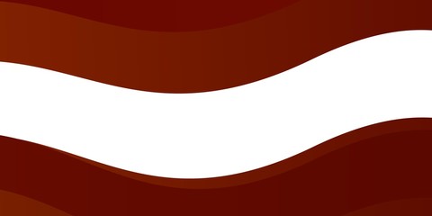 Light Orange vector texture with circular arc. Abstract illustration with gradient bows. Best design for your posters, banners.