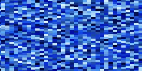 Light BLUE vector template in rectangles. New abstract illustration with rectangular shapes. Template for cellphones.