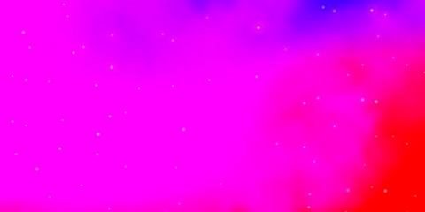 Fototapeta premium Light Pink, Blue vector layout with bright stars. Blur decorative design in simple style with stars. Pattern for wrapping gifts.