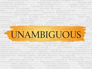 unambiguous