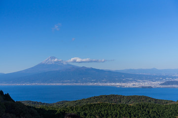 伊豆の達磨山からの景色