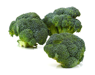 Broccoli isolated on white