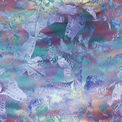 Seamless abstract pattern that looks like wax melt. Pastel gentle colored design. High quality illustration that resembles encaustic art. Iridescent holographic luxurious graphic design.