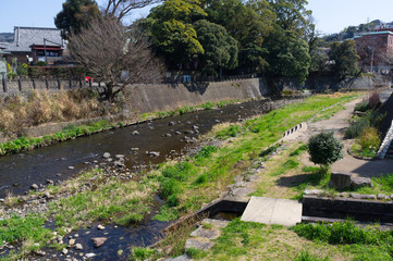 伊東市の松川遊歩道