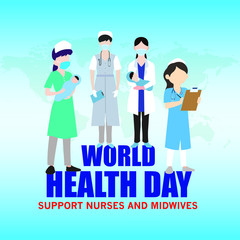 World health day 2020. Theme is 