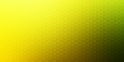 Fototapeta premium Light Green, Yellow vector texture in rectangular style. Abstract gradient illustration with rectangles. Template for cellphones.