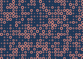 Abstract Color Halftone Dots generative art background illustration